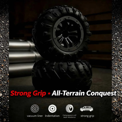 1:16 4WD 70+KM/H High Speed RC Car with Box All Terrain Application 2.4G Remote Control Car with LED Dirt Bike Toys for Children Ai-TechWorld 