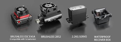 MJX 14209 14210 V3.0 1/14 RC Car 75km/h Brushless Hyper Go 2.4G Remote Control 4WD Off-road Racing RC Truck Electric Hobby Toy Ai-TechWorld 