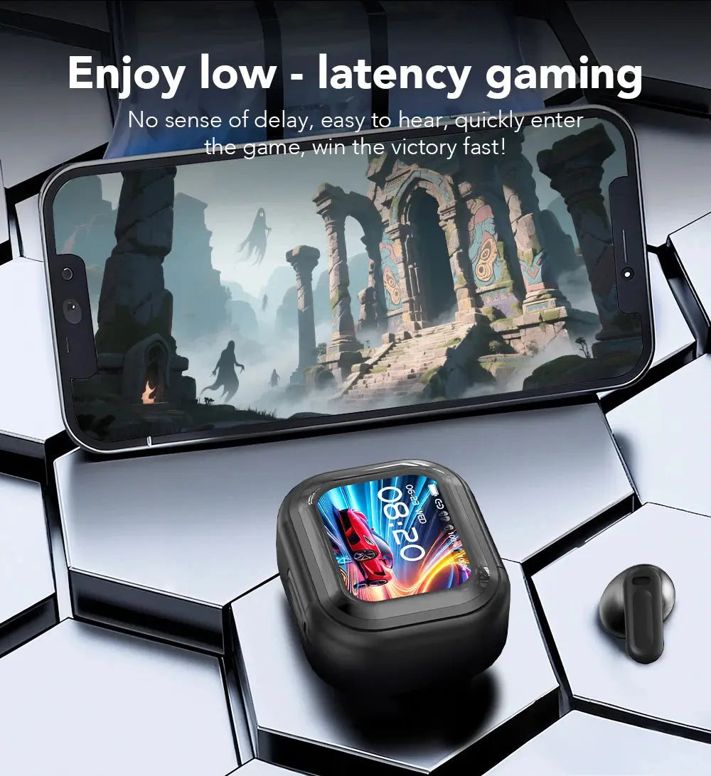 Translator HTC NE20 New Bluetooth 6.0 Wireless Headphones Translation Ai-TechWorld 