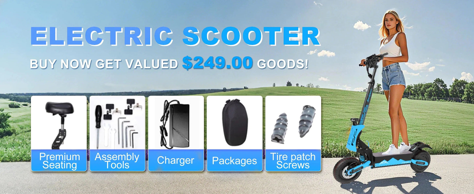 Arwibon 5600W Adult Electric Scooter Dual Motor Top Speed 46MPH,60V27AH, 11-inch Off-Road Tires Sport Folding eScooter with Seat Ai-TechWorld 