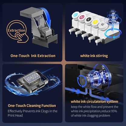 Colorsun A3 DTF Printer For Epson XP600 DTF Printer Machine Direct to Film Impresora A3 DTF Printer For T-Shirt Hoodies Bag Ai-TechWorld   ai-techworld
