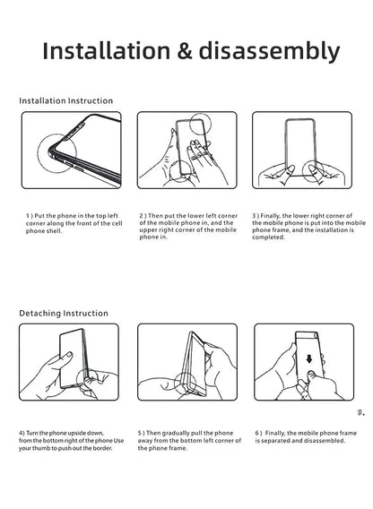 Camera Protection + Hybrid Silicone Frame Aluminum Metal Phone Case For iPhone 17 16 15 Pro Max 14 13 Better Heat Bumper Ai-TechWorld 