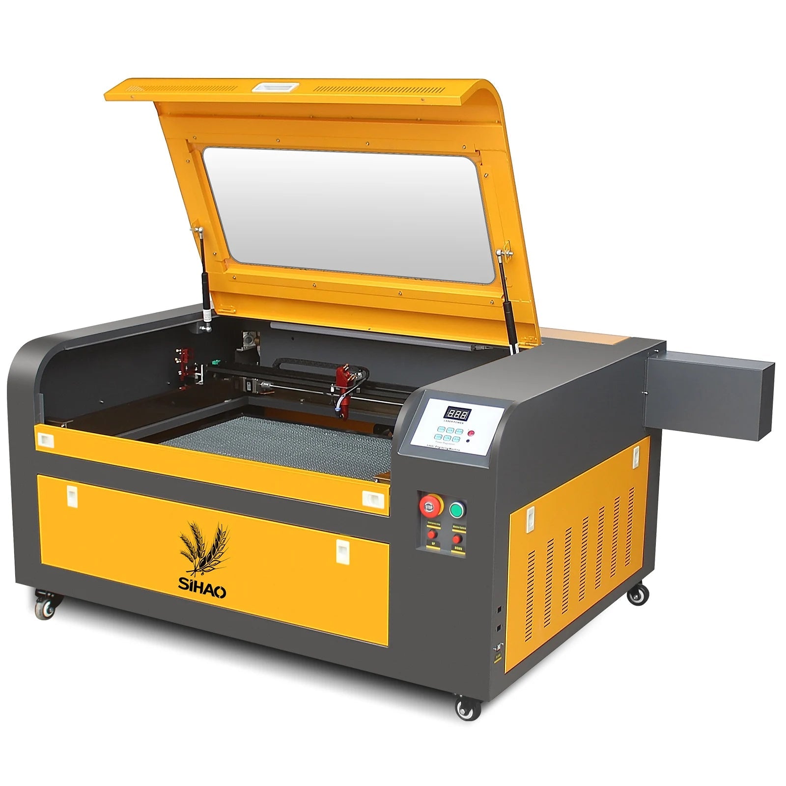 SIHAO 50W-100W CO₂ Laser Engraver with Large Work Area | Precision Cutting & Engraving for Wood, Acrylic, Glass, Leather Ai-TechWorld 