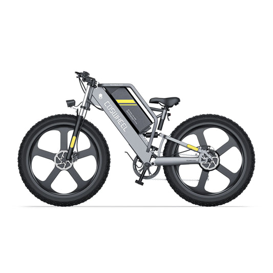 Coswheel T26 adult E-bike 500W 48V20Ah battery commute Electric Bike,26-inch Fat Tire E-Mountain bike Ai-TechWorld 