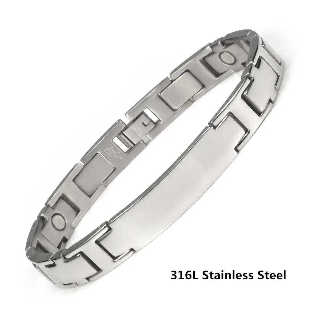 Pure Titanium Hematite Therapy Bracelet Tungsten Ceramic Blood Pressure Slimming Bracelet Weight Loss Bracelet Ai-TechWorld 