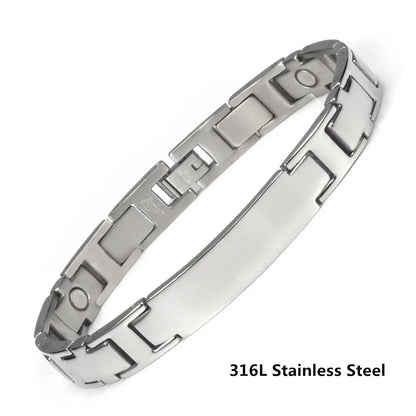 Pure Titanium Hematite Therapy Bracelet Tungsten Ceramic Blood Pressure Slimming Bracelet Weight Loss Bracelet Ai-TechWorld 