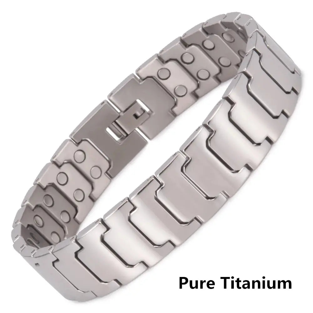 Pure Titanium Hematite Therapy Bracelet Tungsten Ceramic Blood Pressure Slimming Bracelet Weight Loss Bracelet Ai-TechWorld 