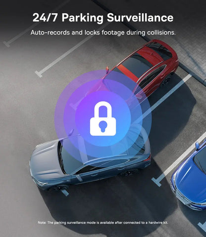 Baseus 3K Dash Cam VD1 Front and Rear Cam HD Built-in GPS Galileo Supercapacitor Car DVR Car Camera Recorder Support 24H Parking Ai-TechWorld 