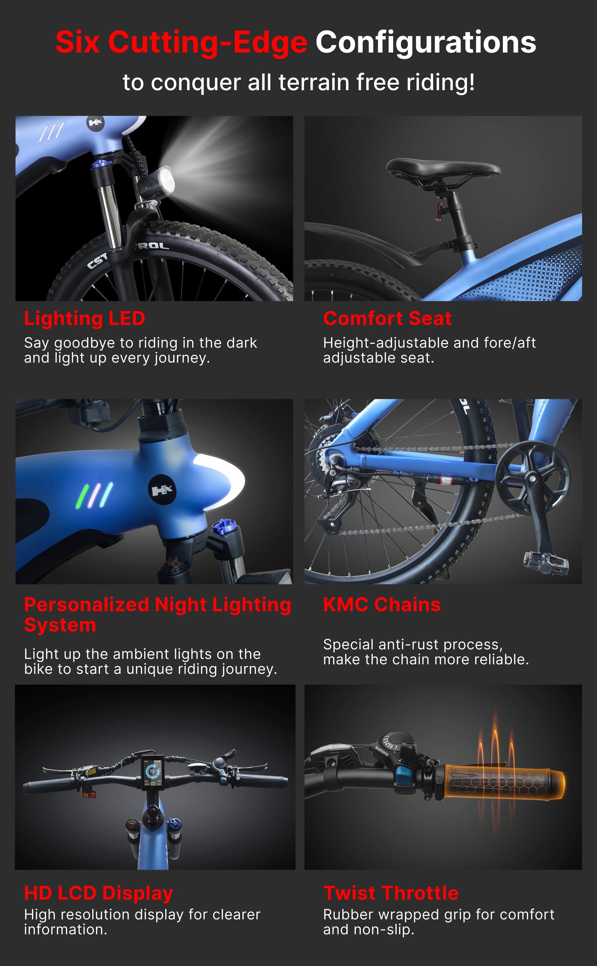 HX Q5 E bike 2000W Adults Electric Bike 2000W 48V 20AH 27.5 Inch  Electric Bicycle City E Bikes Mountain e bikes Ai-TechWorld 