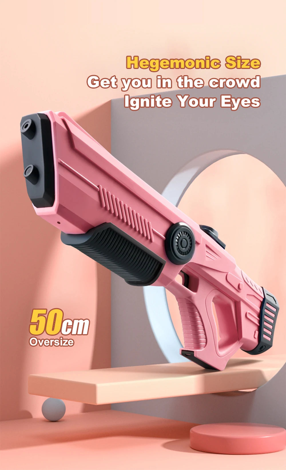 Electric Automatic Water Storage Gun Toys Portable Children Summer Beach Outdoor Fight Fantasy Spray Gun Toys Boy Kid Adult Game Ai-TechWorld 