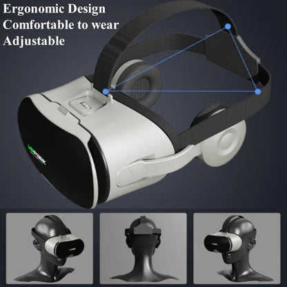 Original J70 4K Wireless Virtual Reality VR Glasses Stereo 3D Videos Google Cardboard Box Headset Helmet for Smartphone Max 6.7" Ai-TechWorld 