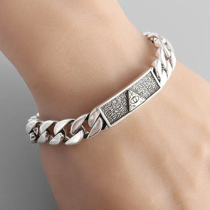 Retro Domineering Lion Head Animal Bracelet for Men Stainless Steel Braided Chain Wristband Bracelet Hip Hop Jewelry Ai-TechWorld 