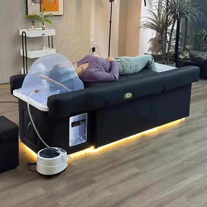 Factory Custom Made Hair Washing Bed for Hair Salon, Head Spa, Pedicure, Foot Massage, Hair Washing Chair. Ai-TechWorld 