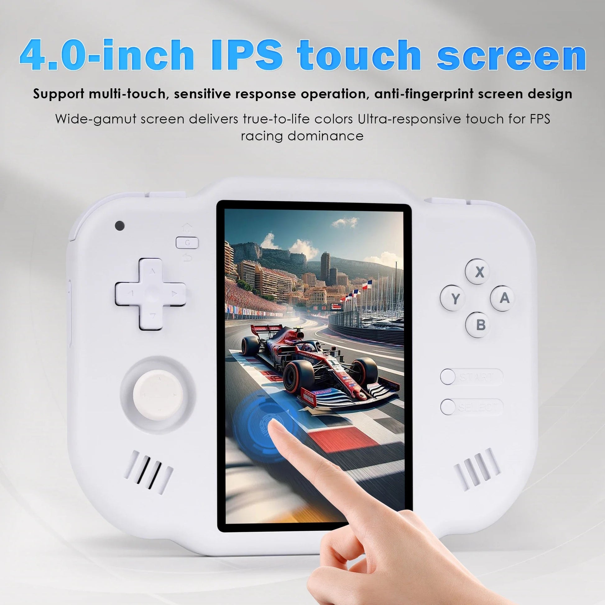 AMPOWN ZERO 40 Video Game Console 4'' IPS Multi-touch Screen Android System A133P Support Wifi Bluetooth Vibration Motor for NDS Ai-TechWorld   ai-techworld