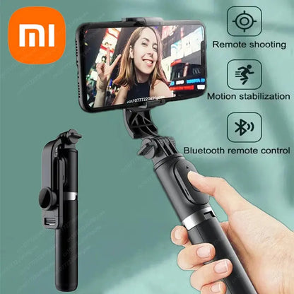 Selfie Stick With Wireless Bluetooth LED Fill Light Extended Tripod Ai-TechWorld 