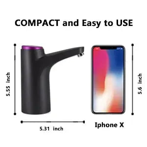 Portable 5-Gallon Water Dispenser with USB Charging Automatic Electric Pump for Home Office Outdoor Use Ai-TechWorld 