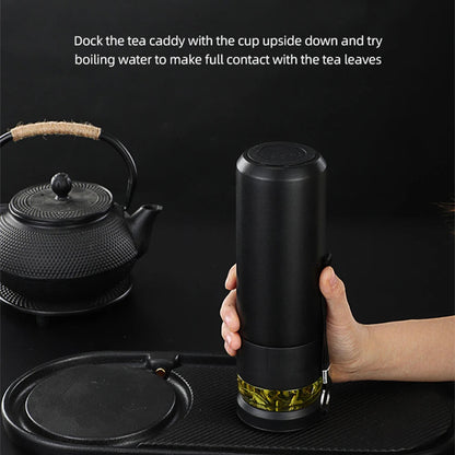 500ml Tea Infuser Vacuum Flask Stainless Steel Insulated Cup with Independent Tea Storage Handle Travel Mug Business Cup Gifts Ai-TechWorld 
