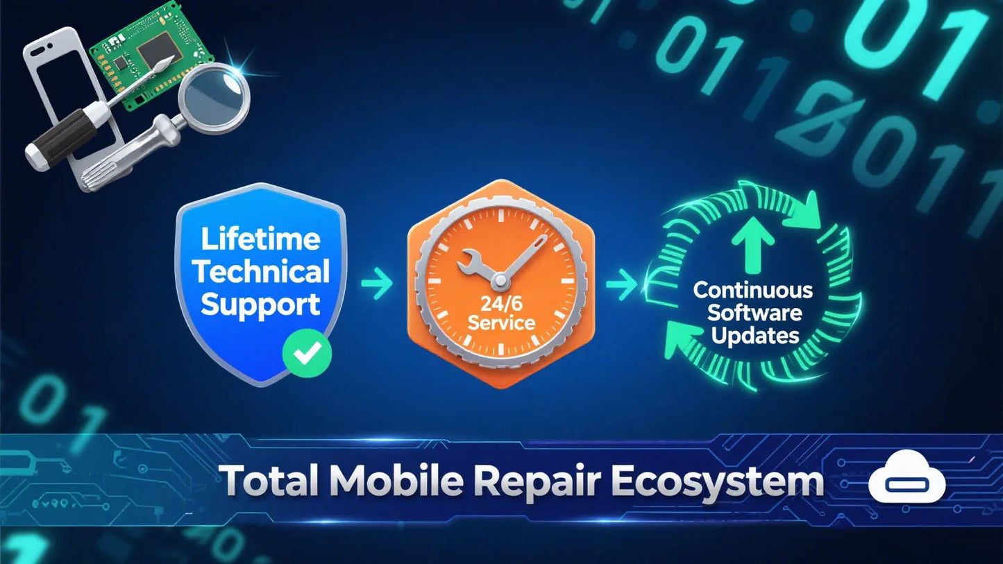 Xwitzeal® V8 Newly Laser Machine for iPhone 8-17 Pro Max Back Glass Repair&Camera Len w/Breaking Pen, Iron Mold,Air Filter, etc Ai-TechWorld 