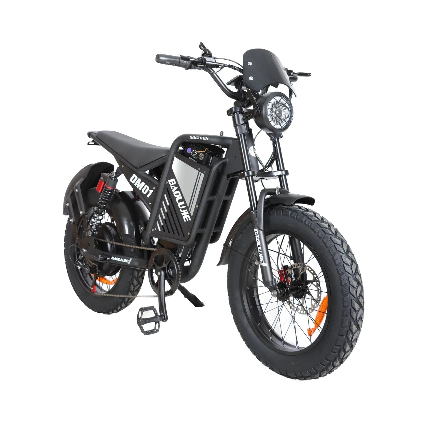 【1 Year Warranty】BAOLUJIE DM01 Electric Bike for Adult 2000W Motor Electric Bike 60V 30AH Moto 42MPH City Commuter Electric Bike Ai-TechWorld 