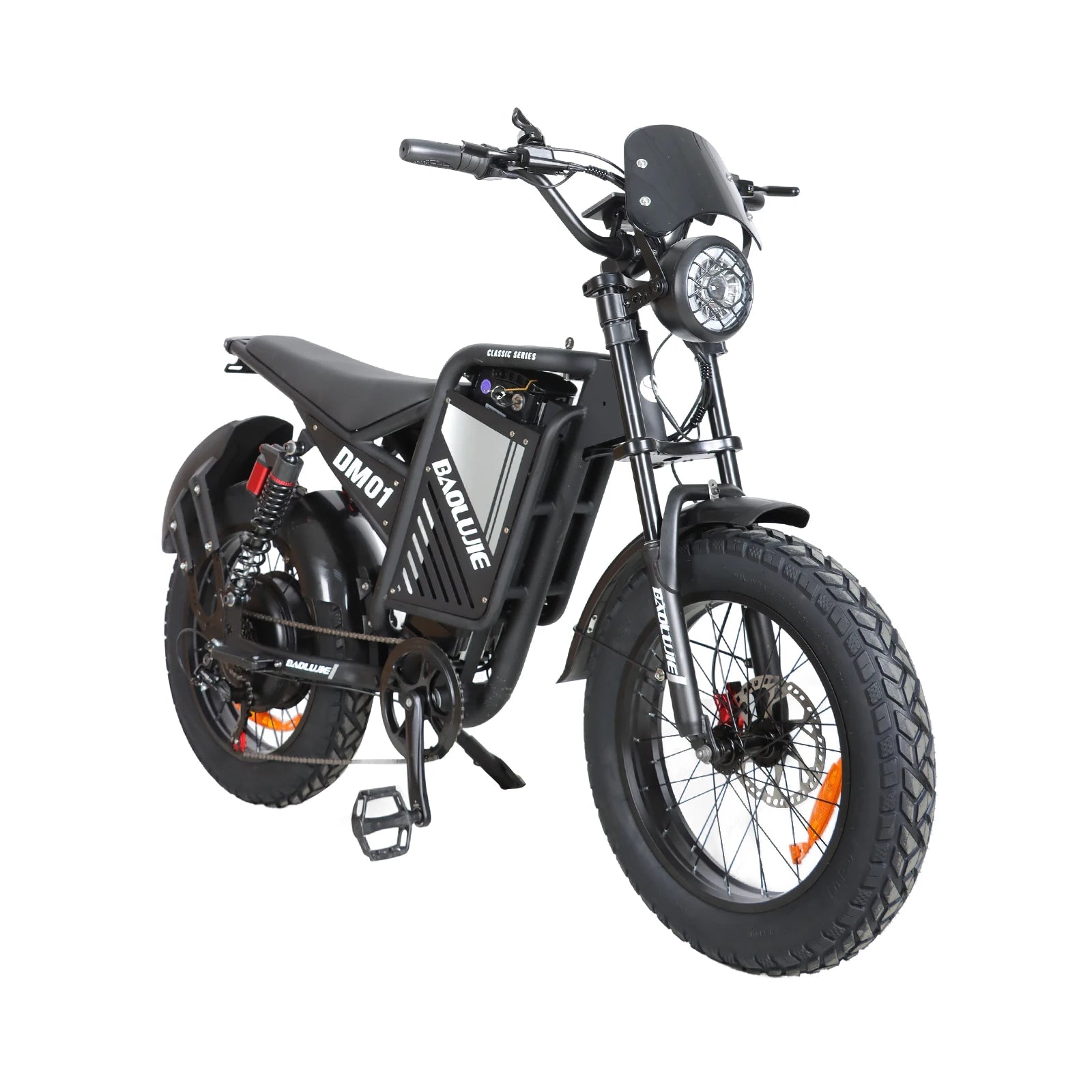 【1 Year Warranty】BAOLUJIE DM01 Electric Bike for Adult 2000W Motor Electric Bike 60V 30AH Moto 42MPH City Commuter Electric Bike Ai-TechWorld 