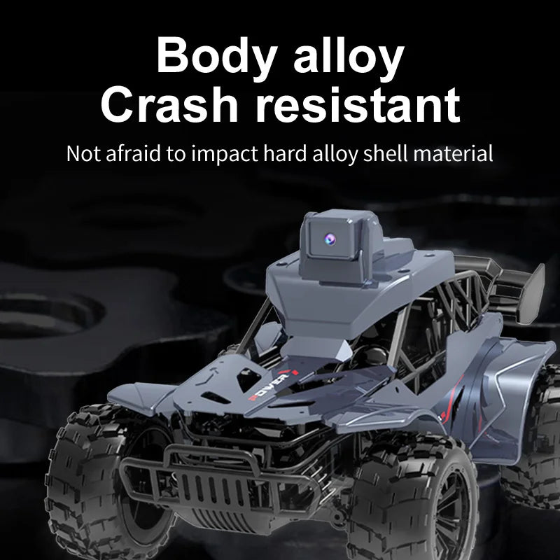 Rc Car with Camera Lcd Remote Fpv Real Time Transmission High Speed 2.4g Remote Control Car Voice Chat Toys For Kids Adults Ai-TechWorld 