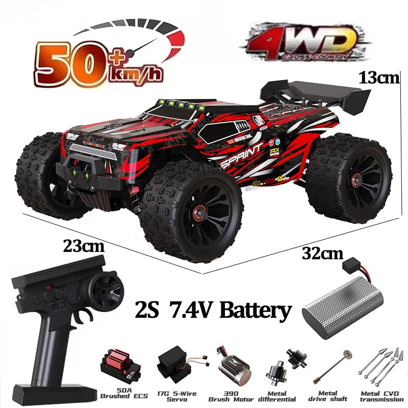 9522PRO 85KM/H High-speed RC Car Brushless Four-wheel Drive Off-road Drift 1:16 Professional Racing Car 9522 50KM/H Boy's Toy Ai-TechWorld 