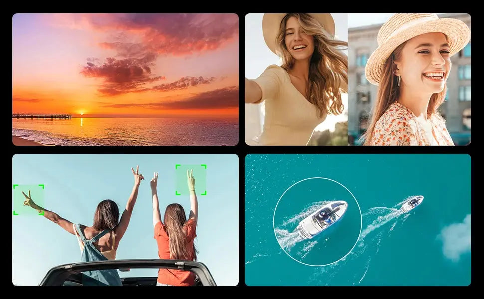 Foldable Camera Drone for Beginners & Adult - Four Direction Obstacle Avoidance, 360° Flips, One-Key Take Off/ Landing, 3D Flips Ai-TechWorld 