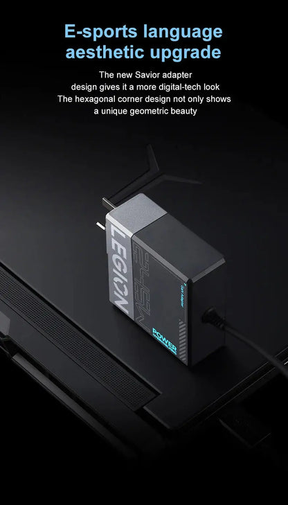 Worlds Fastest Lenovo Legion 245W Gan Power Adapter Universal Computer Charger Type-C Ai-TechWorld 