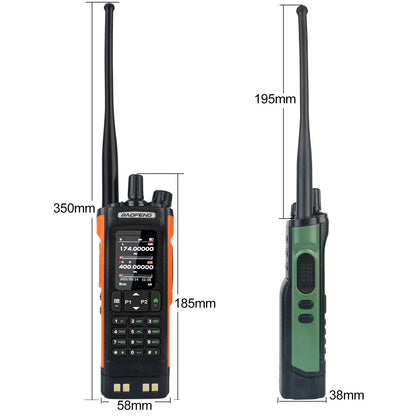 Baofeng DM-32 GPS APRS AES256 Encryption DMR Digital Analog UHF VHF Dual Band 8W Air Band FM Walkie Talkie DM-32UV Ai-TechWorld 