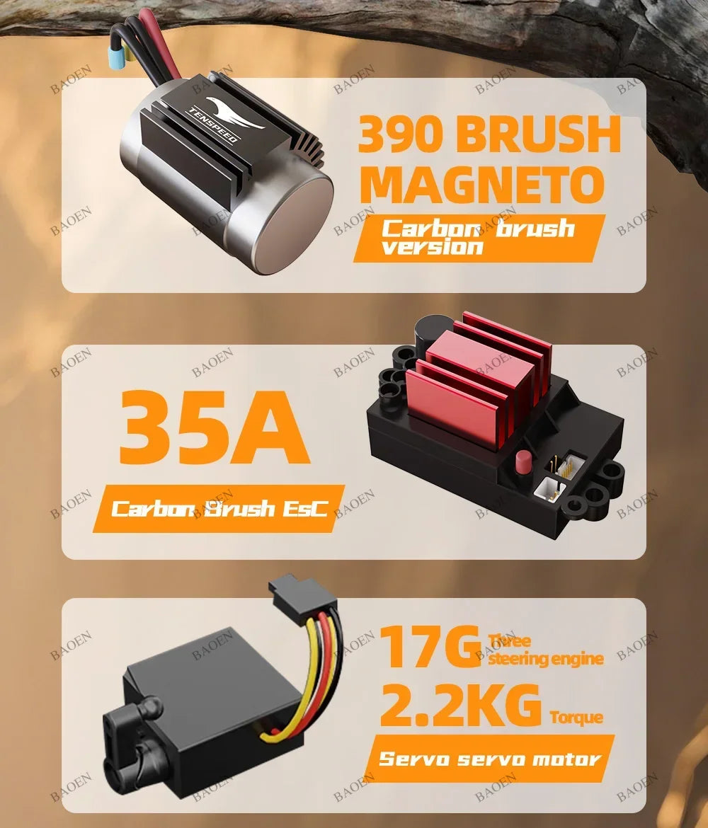 SCY9522PRO 85KM/H High Speed RC Car Brushless 4WD Off-Road Drift Remote Control Car 1:16 Professional Racing Cars SCY9522 50KM/H Ai-TechWorld 