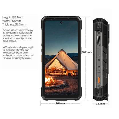 【World Premiere】Ulefone Armor 34 Pro 5G AI Rugged Phone 25500mAh Up to 32GB+512GB Built-in Projector 120Hz 6.95" NFC Smartphone Ai-TechWorld 