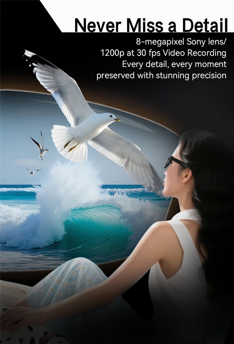 Xiaomi Smart Glasses AI 8K HD Recording Videos Photo Recognition Answer Translation Music Player Multifunction Anti-UV Lenses Ai-TechWorld 