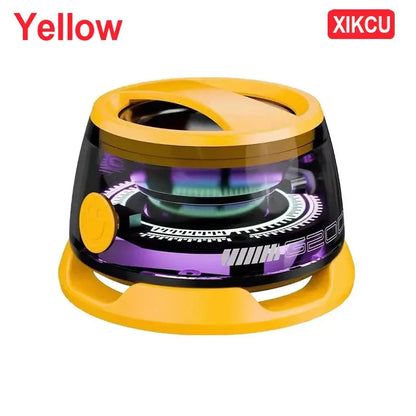 XIKCU Portable Mini Travel Stereo Outdoor Magnetic Bluetooth Speaker Wireless with RGB Color Light and Phone Holder for ios Ai-TechWorld 