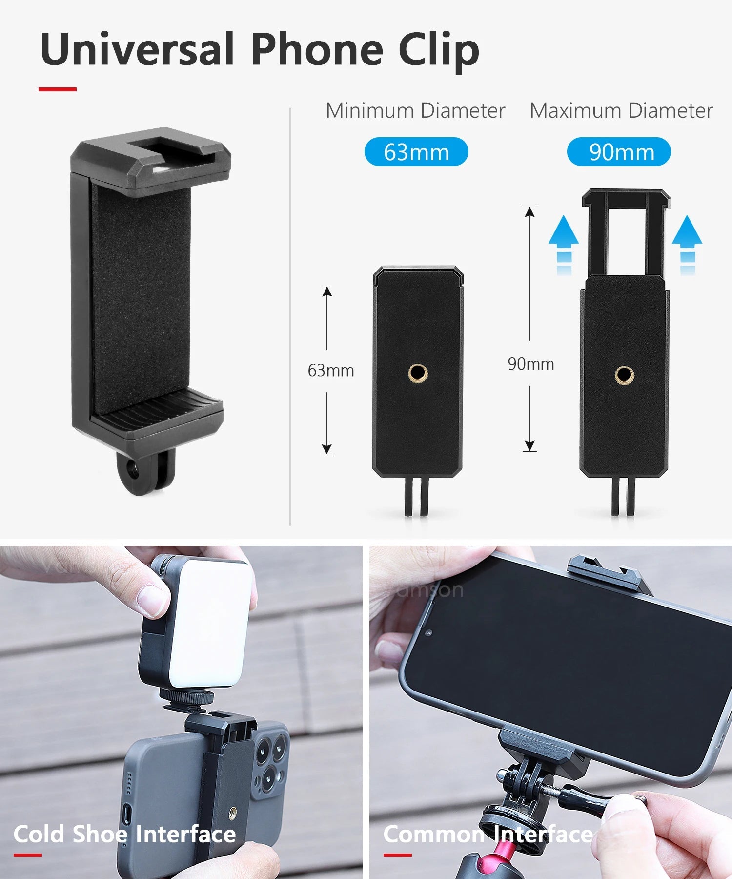 Vamson Backpack Clip for Insta360 x3 for GoPro Hero 11 10 9 Camera 360° Rotate Shoulder Belt Mount Accessories for Dji Action Ai-TechWorld 