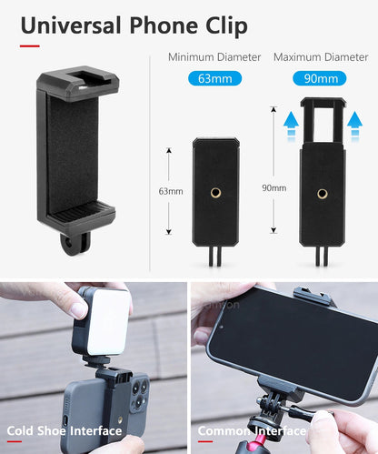 Vamson Backpack Clip for Insta360 x3 for GoPro Hero 11 10 9 Camera 360° Rotate Shoulder Belt Mount Accessories for Dji Action Ai-TechWorld 