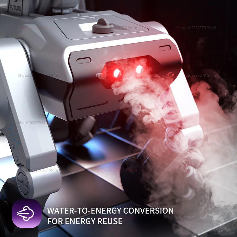 2025 New 2.4G Remote Control Robot Dog with Singing Dancing Follow Mode 360° Rotating launching Cannon Puppy Toys Gifts For Kid Ai-TechWorld 