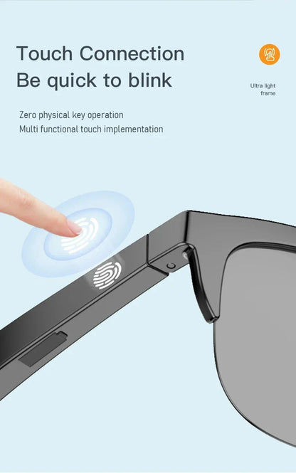 XIAOMI 4K Xiaomi 4K AI Smart Glasses With 100MP Camera Chat GPT Touch Sport Sunglasses Bluetooth Call Video Music Player For Men Ai-TechWorld 