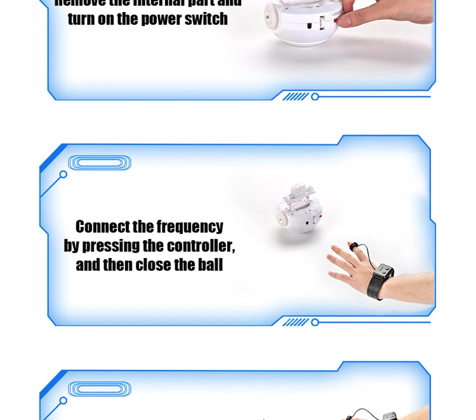 RC Robot 2.4G Radio Remote Control With Sound Watch Gesture Induction Sensor Intelligent Robot Car Model Kid Electronic Toy Gift Ai-TechWorld 