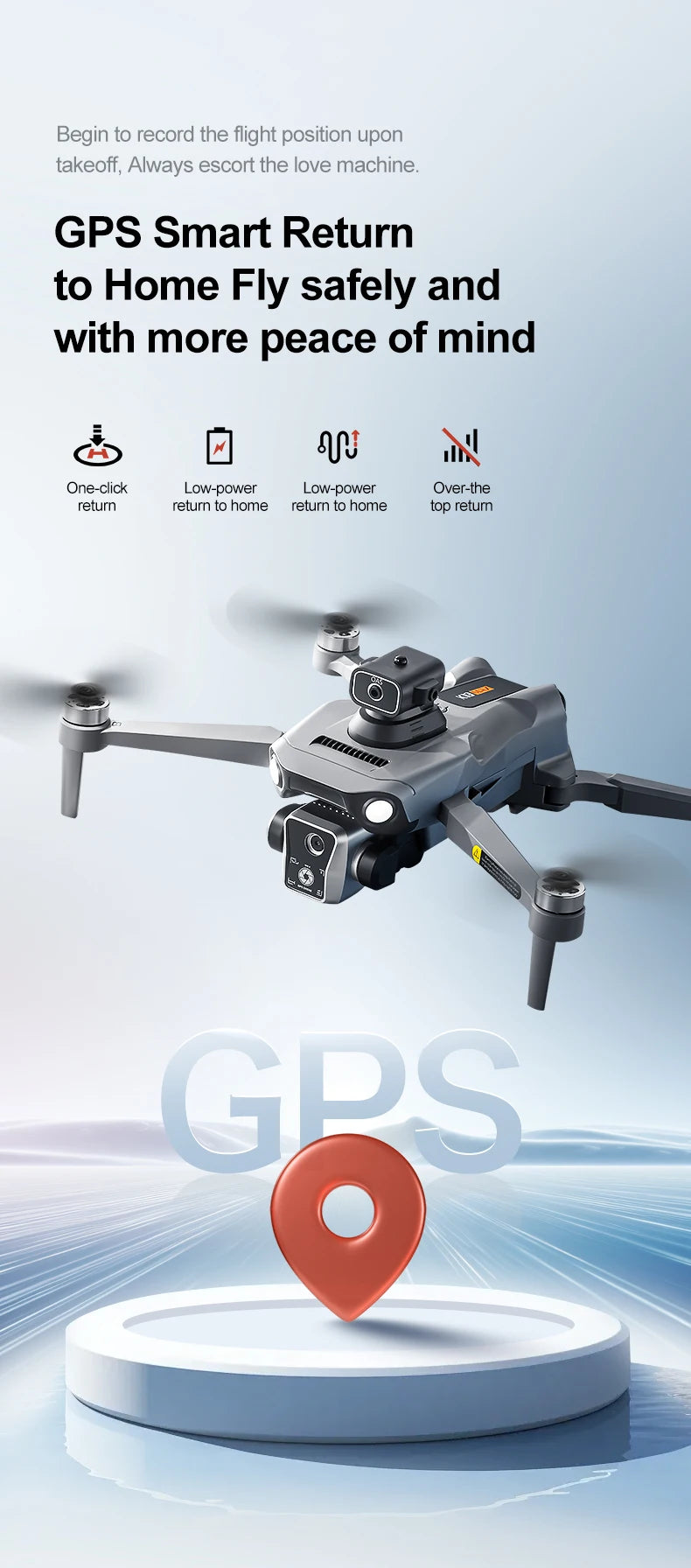 New K19 MAX GPS Drone Professional 8K Camera Aerial FPV Brush Avoiding Obstacle with Large Screen Remote Control Folding Drone Ai-TechWorld 