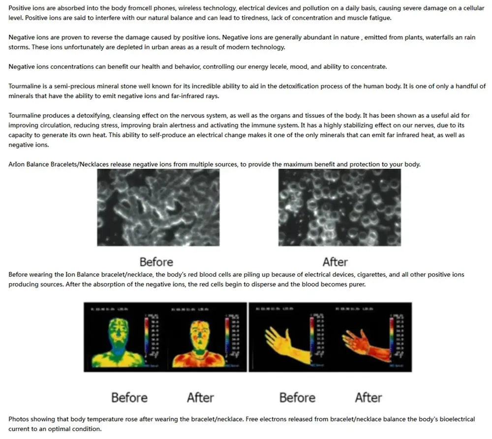 Titanium Steel Ceramic Energy Bracelet Stainless Steel Zirconia Couple Ceramic Bracelet Ai-TechWorld 