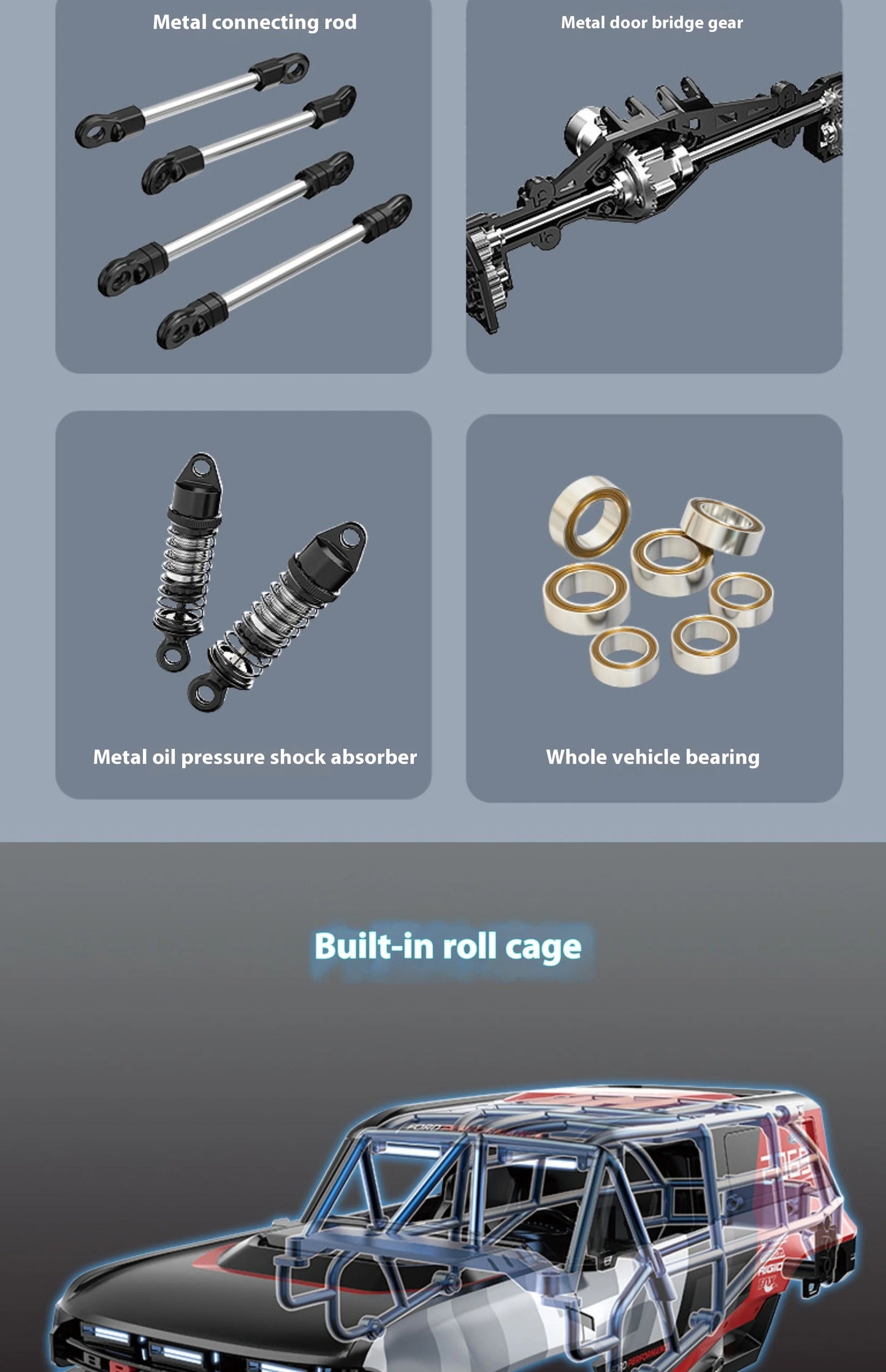 New MJX 10208 Small Monster 1/10 Hypergo 2.4G Brushless High Speed RC Professional Adult Off road Remote Control Vehicle RC Cars Ai-TechWorld 