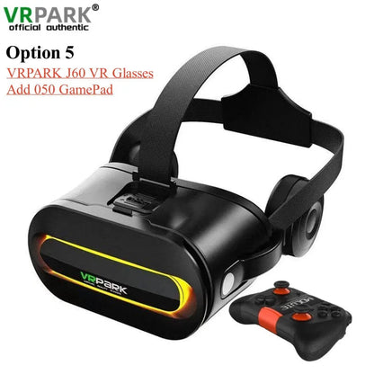 Original J60 4K Wireless Virtual Reality VR Glasses Stereo 3D Videos Google Cardboard Box Headset Helmet for Smartphone Max 6.7" Ai-TechWorld 