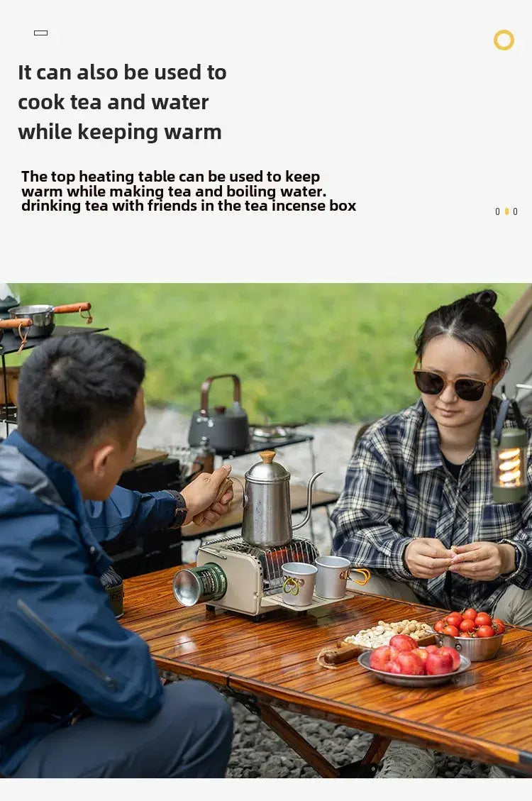 Outdoor Mini Heating Stove Camping Gas Stove Fishing Camping Heater Outdoor Portable Car 2024 Winter Camping Outdoor Supplies Ai-TechWorld 