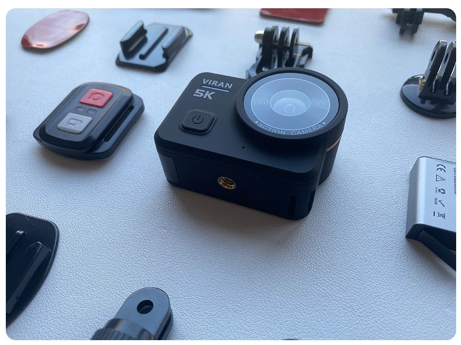 CERASTES V10 5K Action Camera Electronic Image Stabilization 2" Touch LCD 4K Waterproof Action Camera Dashcam Motion Detection Ai-TechWorld 