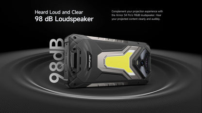 【World Premiere】Ulefone Armor 34 Pro 5G AI Rugged Phone 25500mAh Up to 32GB+512GB Built-in Projector 120Hz 6.95" NFC Smartphone Ai-TechWorld 
