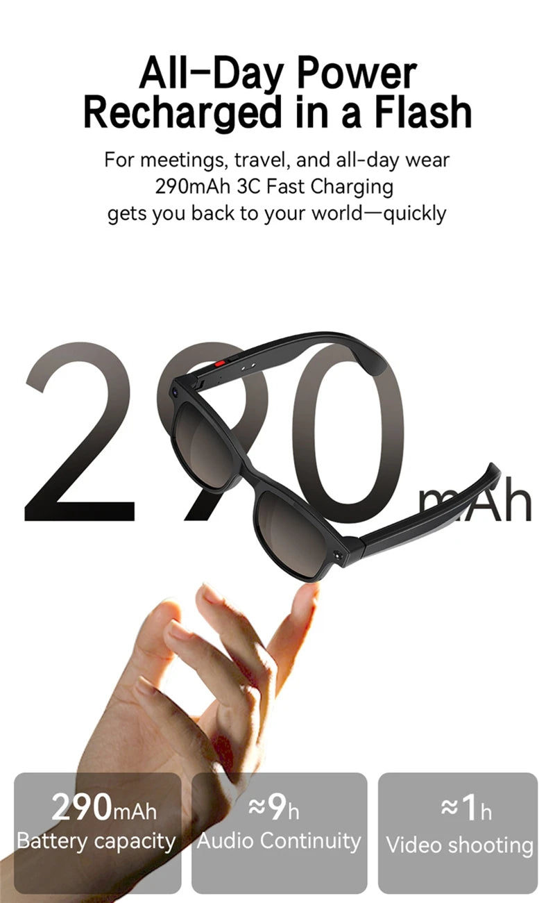 Xiaomi Smart Glasses AI 8K HD Recording Videos Photo Recognition Answer Translation Music Player Multifunction Anti-UV Lenses Ai-TechWorld 