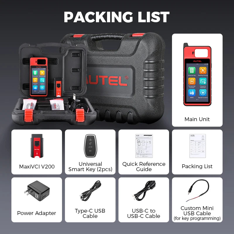 Autel MaxiIM KM100 Key Fob Programmer Immobilizer Tool Key Creation IMMO Learning Chip Read Write Cloning Frequency Detection Ai-TechWorld 