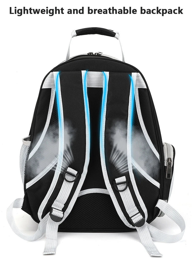 Pet Cat Carrying Bag Space Pet Backpacks Breathable Portable Transparent Backpack Puppy Dog Transport Carrier Space Capsule Bags Ai-TechWorld 
