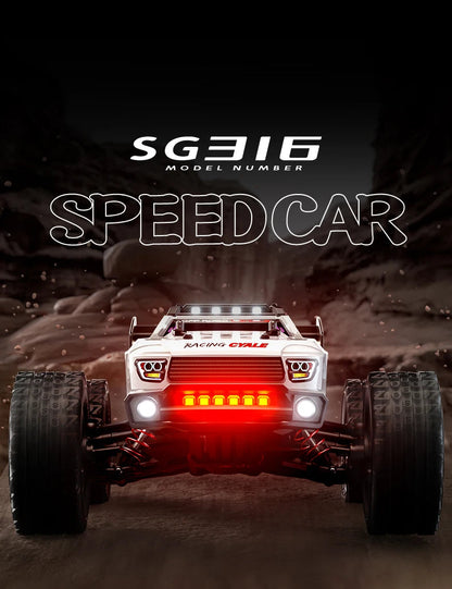 SG116 MAX 1:16 High Speed Drift Racing Car 80KM/H Brushless Motor 4WD SG316 MAX RC Off Road Car Monster Trucks Toy For Kids Gift Ai-TechWorld 