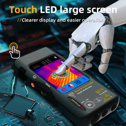 BSIDE SH7 Touch Thermal Imaging Multimeter with IR Camera,320*320 Resolution 20000 counts High Accuracy Voltage Test Pro Ai-TechWorld 